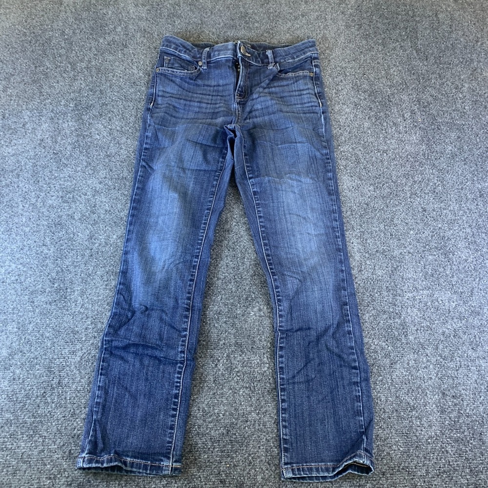 Simply Vera Vera Wang Capri Jeans Womens 4 Blue Good Low Rise Stretch Denim